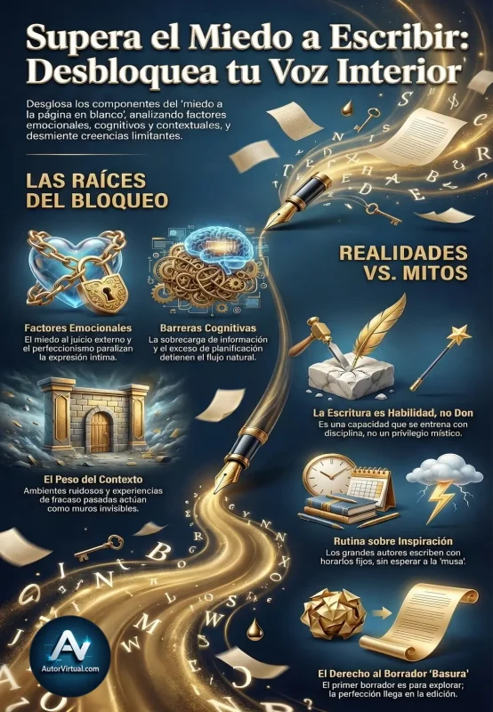 supera el miedo a escribir