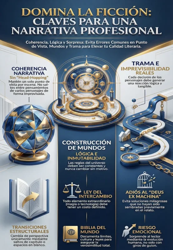 Los 10 Errores al Escribir Ficción - Punto de Vista, Construcción del Mundo y Trama