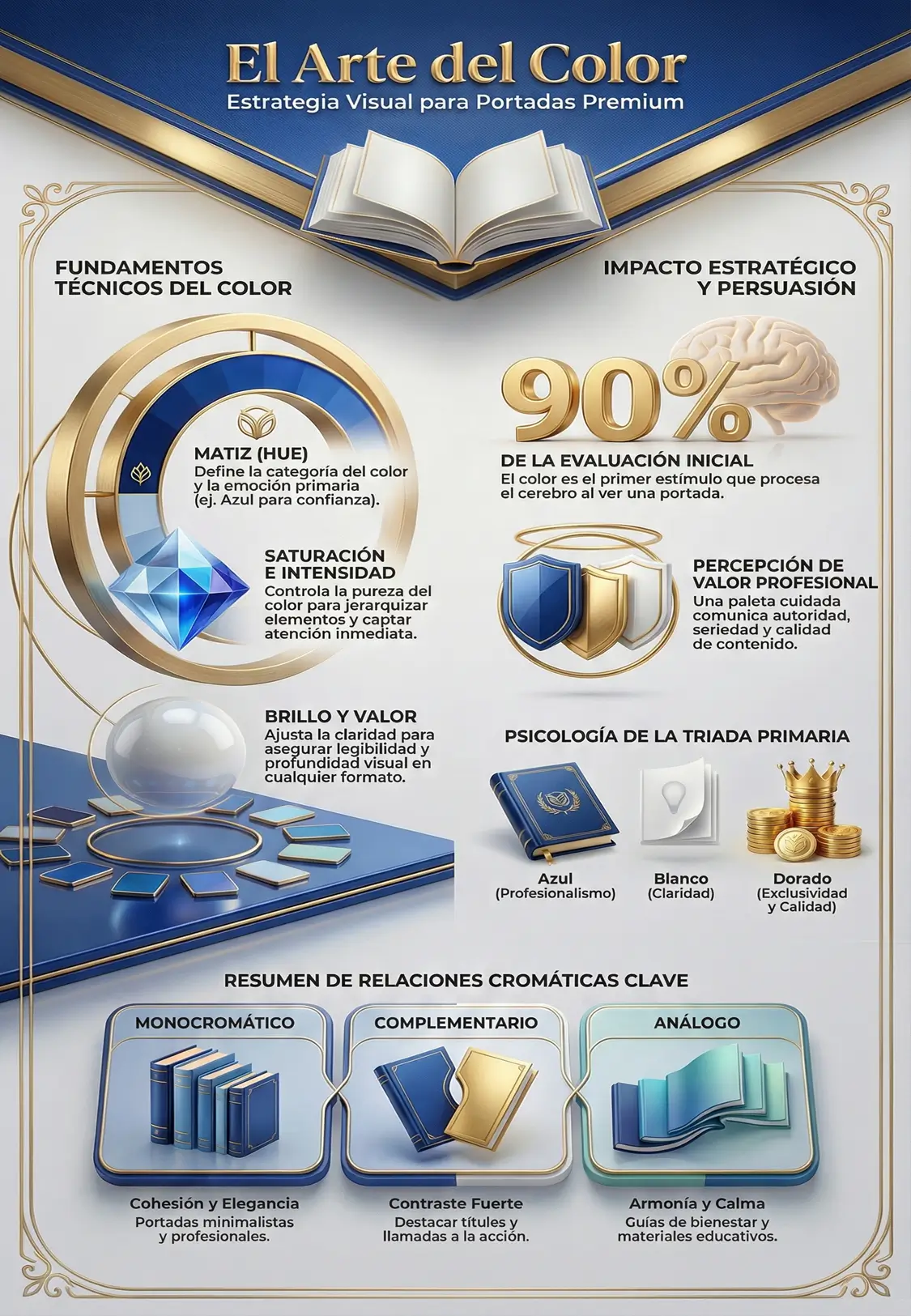 fundamentos y estrategia del color en las portadas