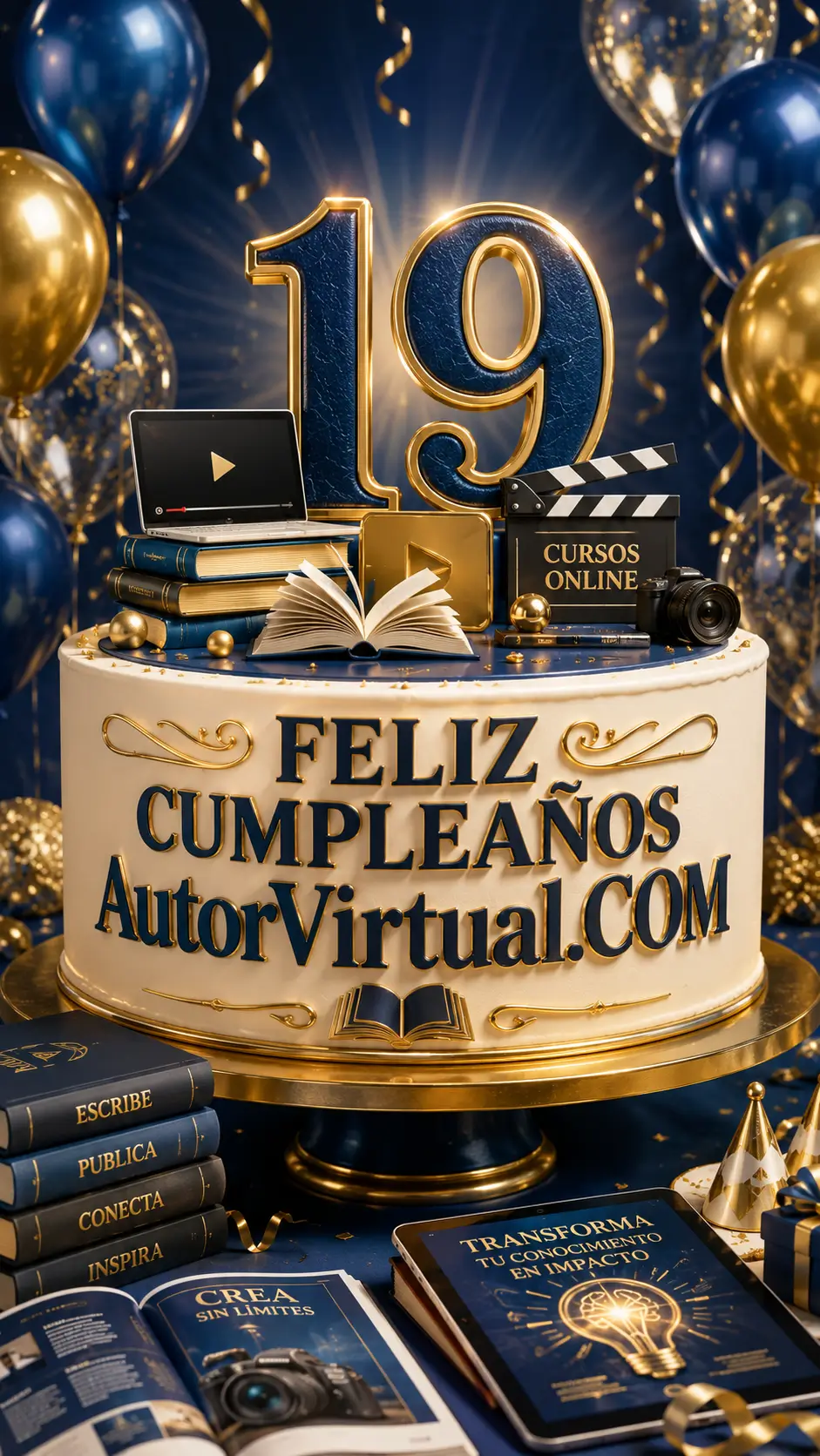 Cumpleaños 19 de AutorVirtual.COM