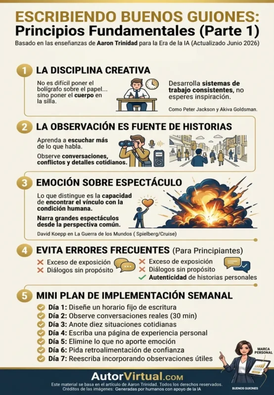 cómo escribir guiones